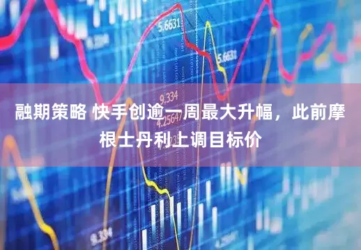 融期策略 快手创逾一周最大升幅，此前摩根士丹利上调目标价