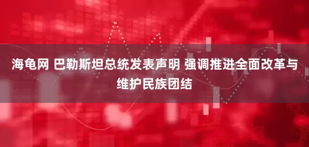 海龟网 巴勒斯坦总统发表声明 强调推进全面改革与维护民族团结